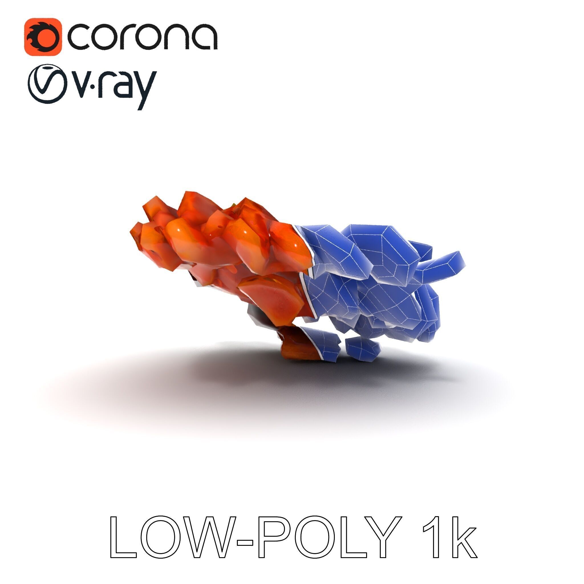 Charcuterie Platter D Model Pack Low-poly 3D model_29