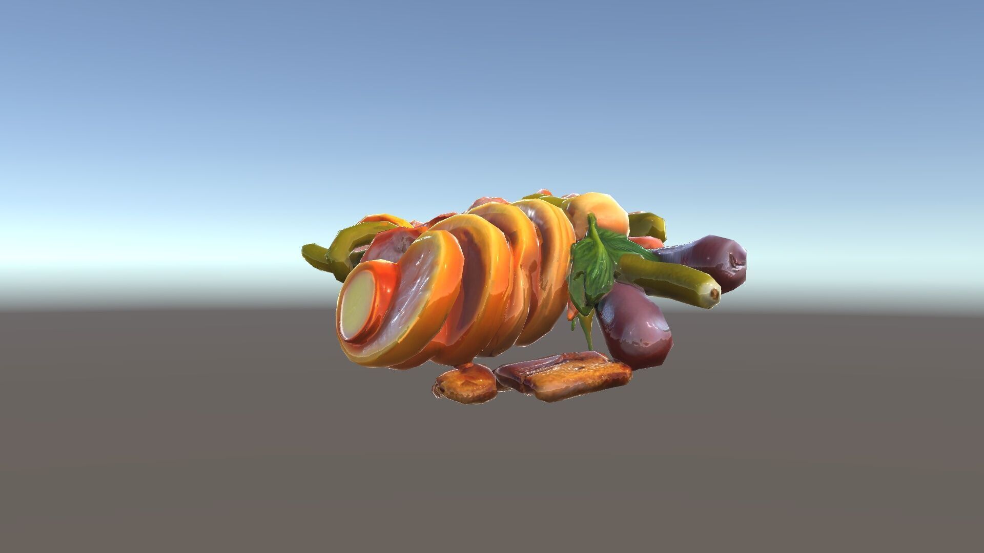 Charcuterie Platter D Model Pack Low-poly 3D model_23