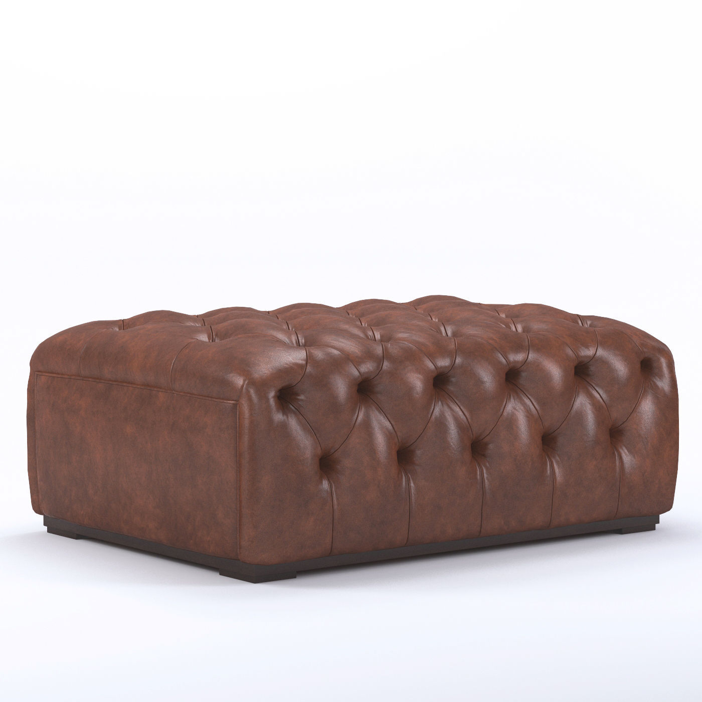 Chester Tufted Ottoman 3D model_3