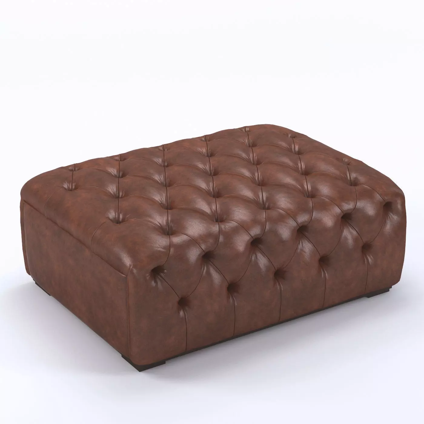 Chester Tufted Ottoman 3D model_0