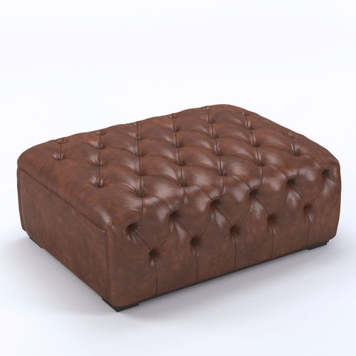 Chester Tufted Ottoman 3D model