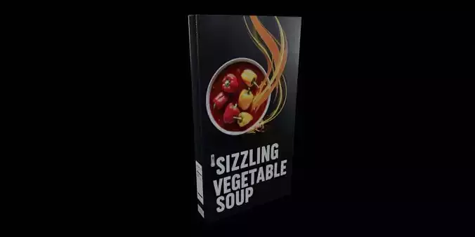 Instant soup-Minestrone Instant Soup-GAME READY PBR 