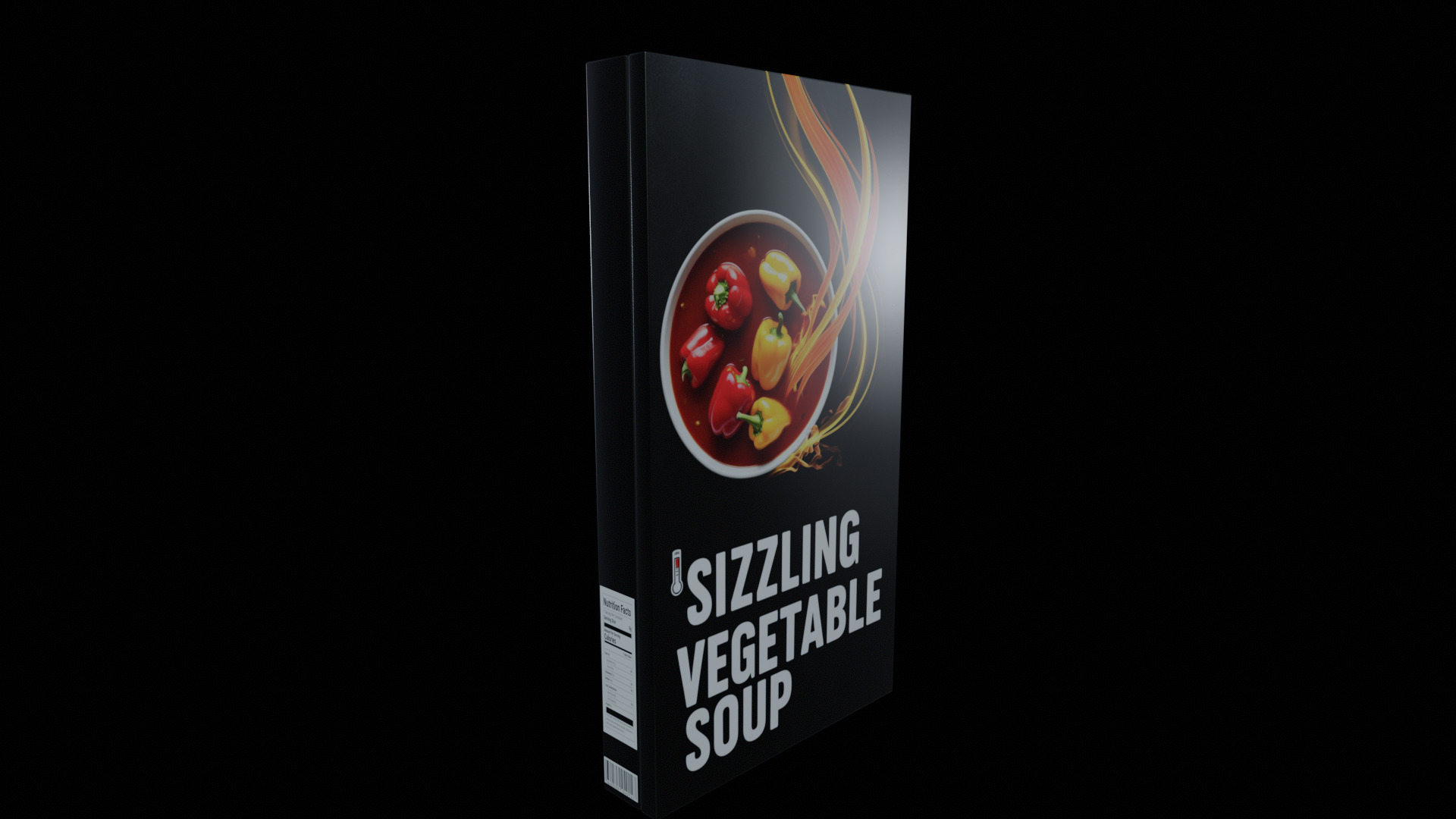 Instant soup-Minestrone Instant Soup-GAME READY PBR  Low-poly 3D model_4