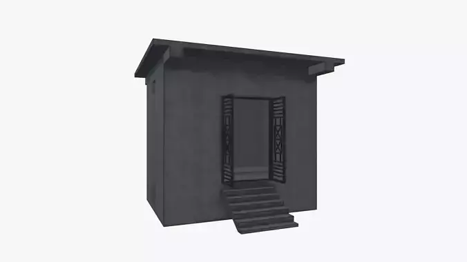 Concrete Room 3D model
