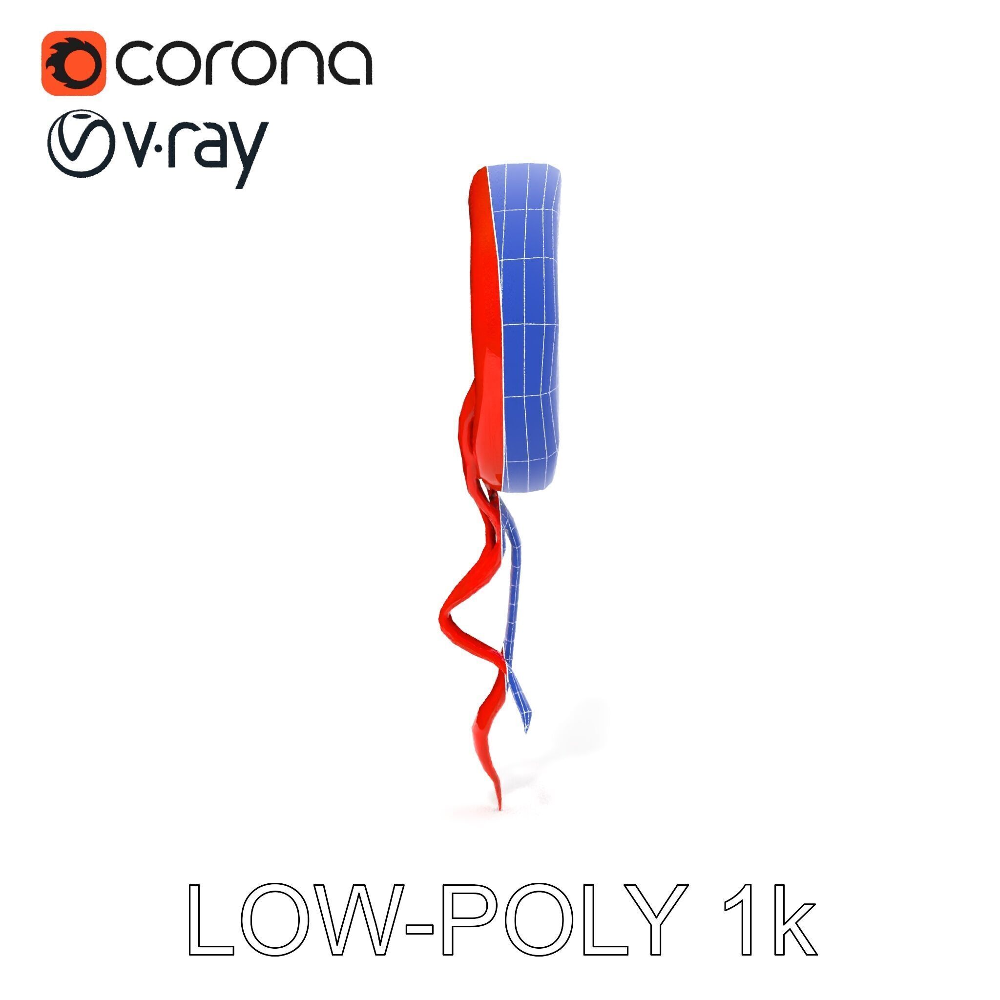 Antique Wax Seal and Parchment Model Pack Low-poly 3D model_15