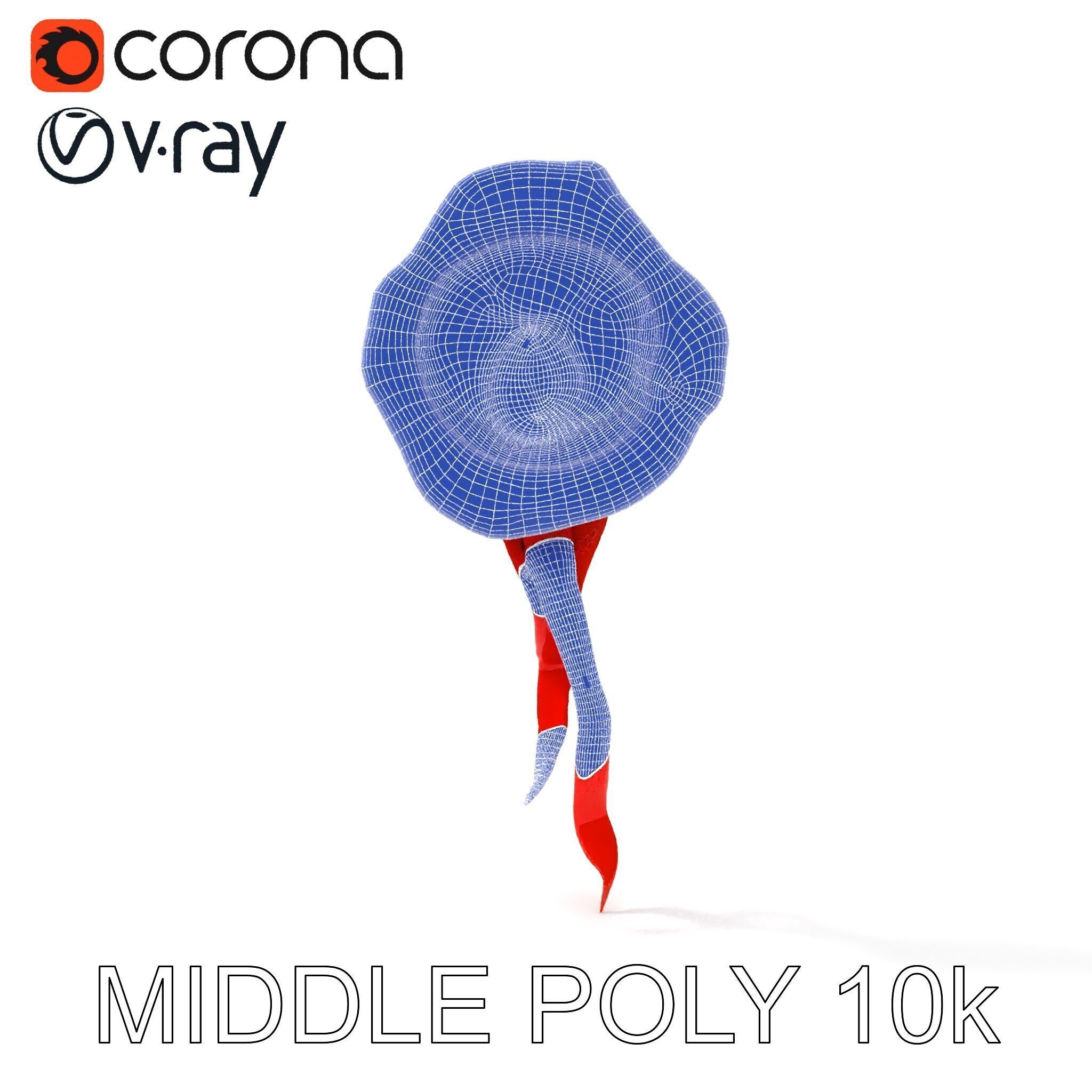 Antique Wax Seal and Parchment Model Pack Low-poly 3D model_28