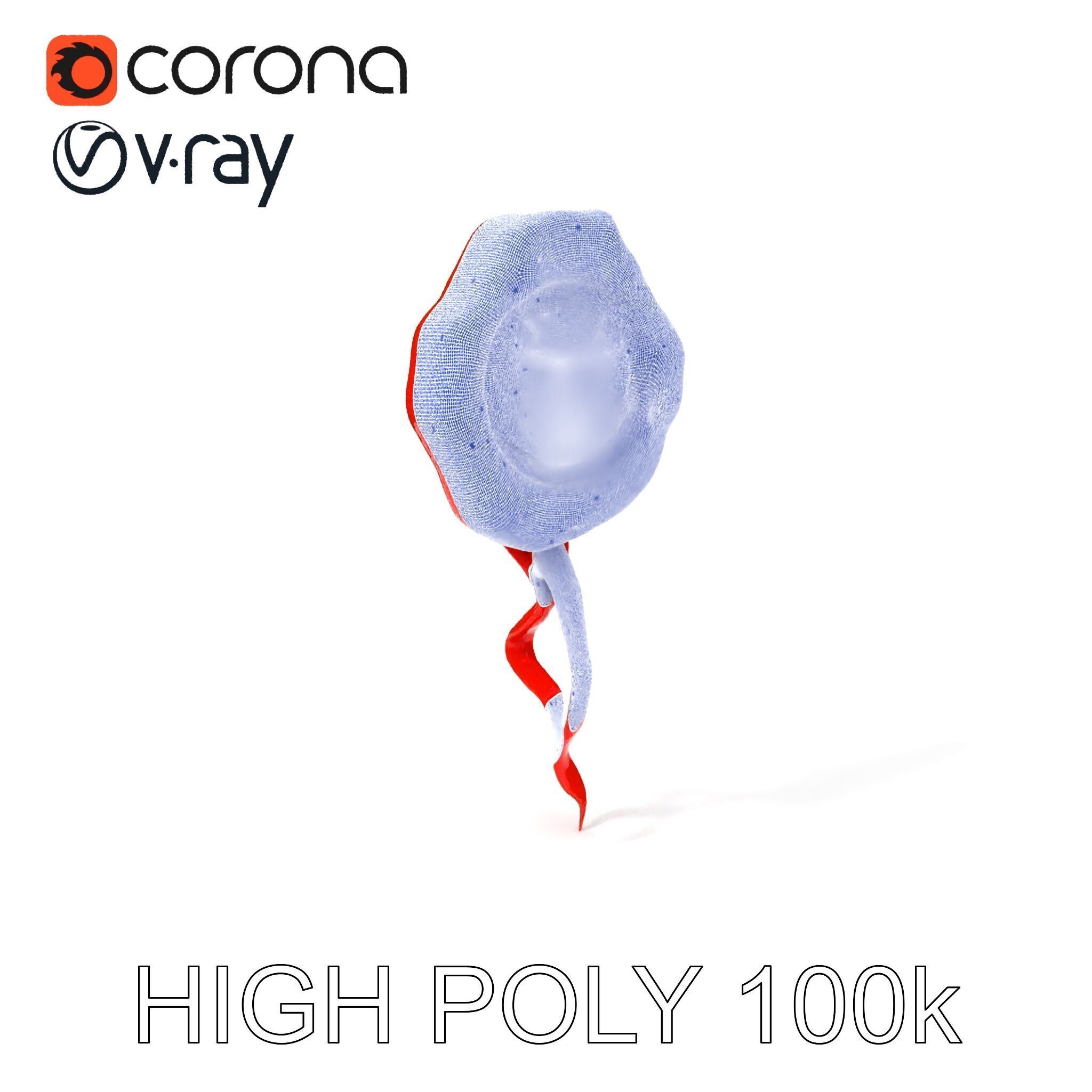 Antique Wax Seal and Parchment Model Pack Low-poly 3D model_4