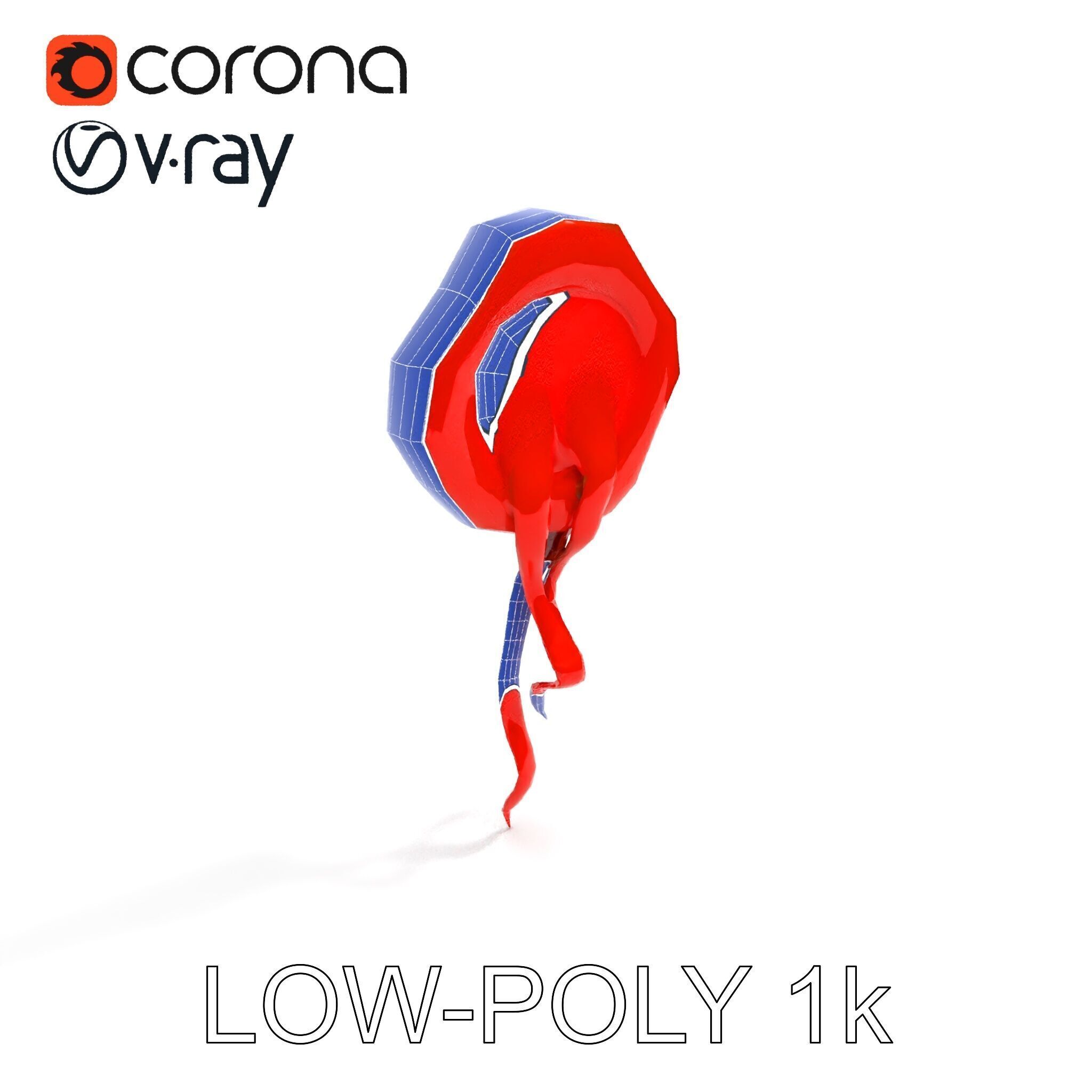 Antique Wax Seal and Parchment Model Pack Low-poly 3D model_7