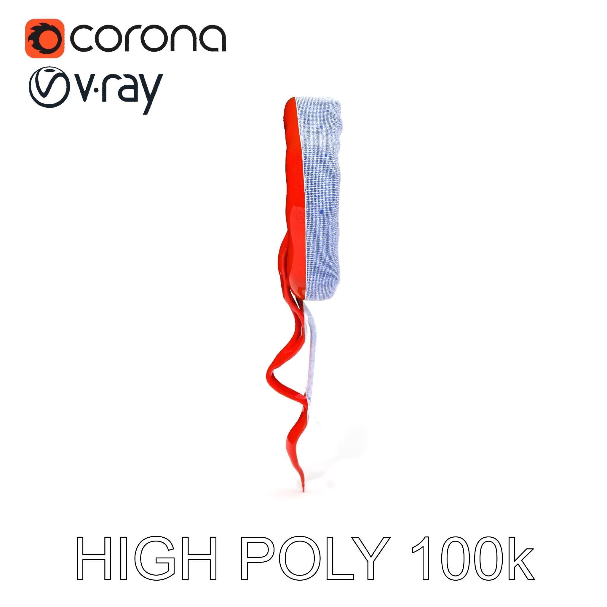 Antique Wax Seal and Parchment Model Pack Low-poly 3D model_33