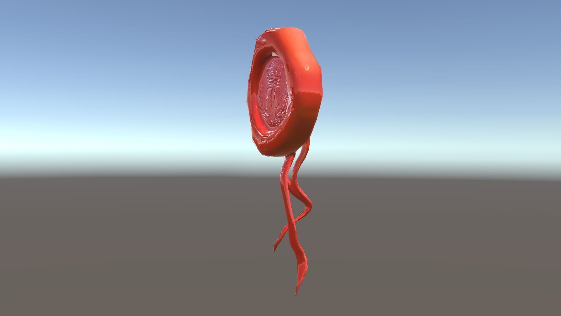 Antique Wax Seal and Parchment Model Pack Low-poly 3D model_23