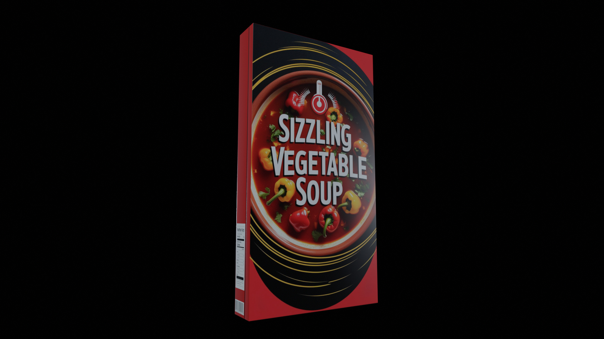 Instant soup-Minestrone Instant Soup-GAME READY PBR  Low-poly 3D model_2