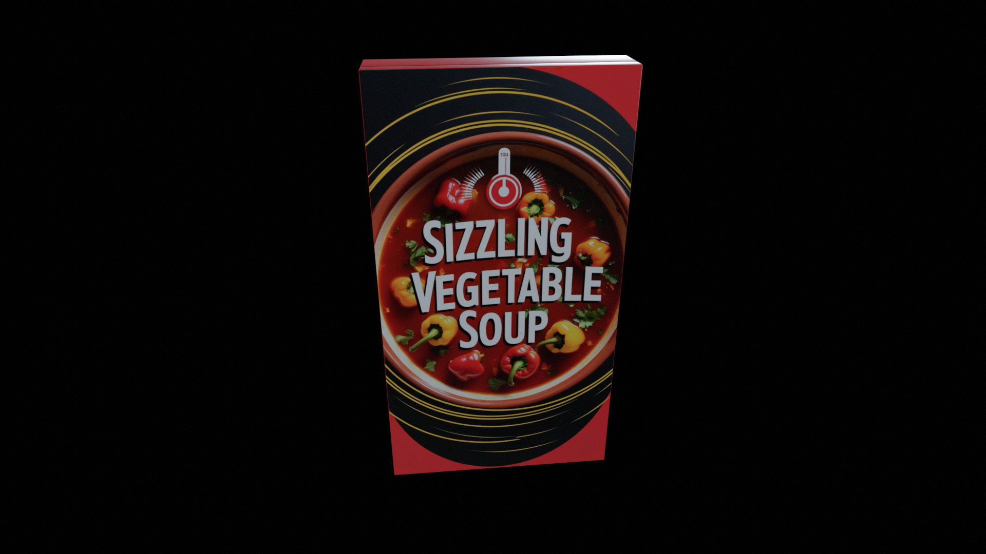 Instant soup-Minestrone Instant Soup-GAME READY PBR  Low-poly 3D model_4