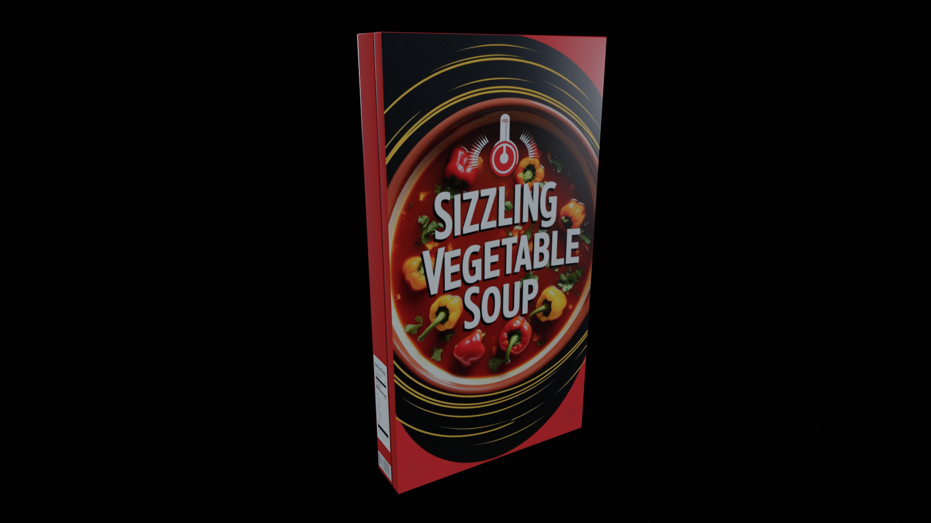 Instant soup-Minestrone Instant Soup-GAME READY PBR  Low-poly 3D model_7