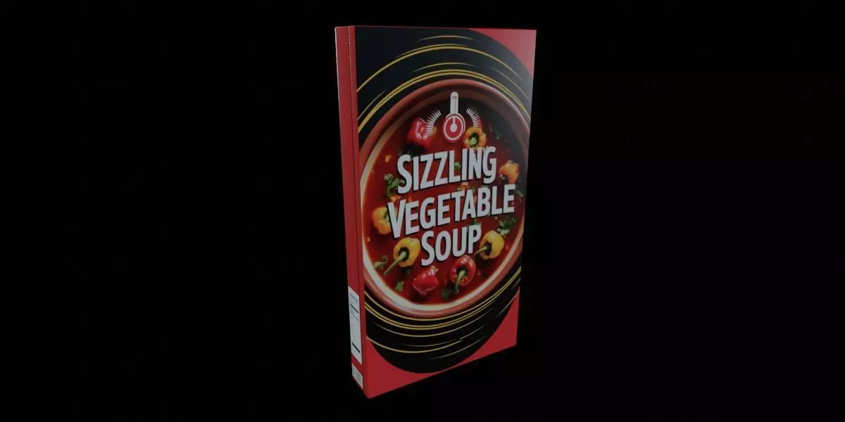 Instant soup-Minestrone Instant Soup-GAME READY PBR  Low-poly 3D model_0