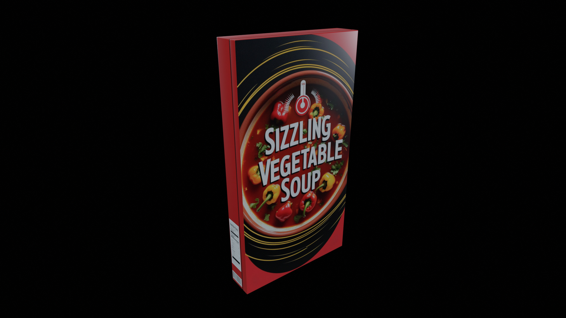 Instant soup-Minestrone Instant Soup-GAME READY PBR  Low-poly 3D model_3