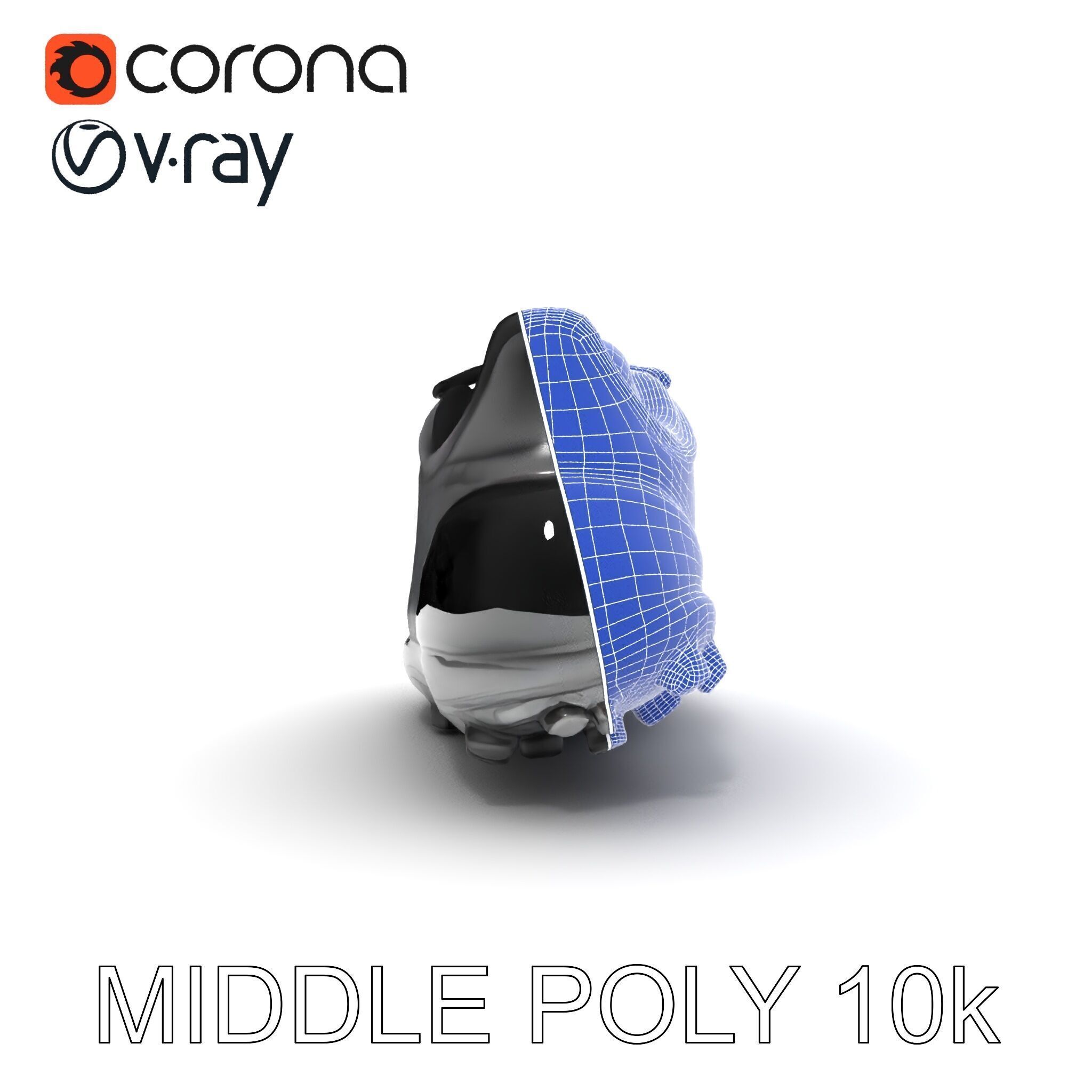 Soccer Shoe Model Pack with Advanced Textures Low-poly 3D model_12