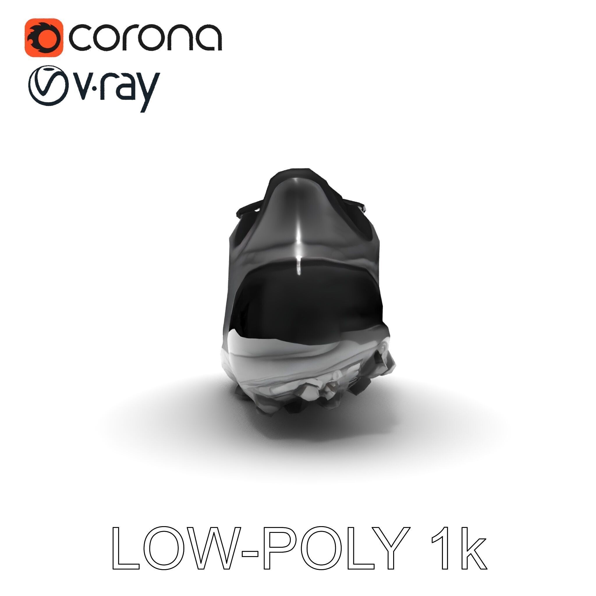 Soccer Shoe Model Pack with Advanced Textures Low-poly 3D model_23