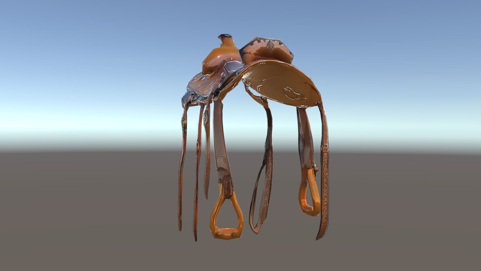 Western Saddle Model Pack for D Rendering and Games Low-poly 3D model_25