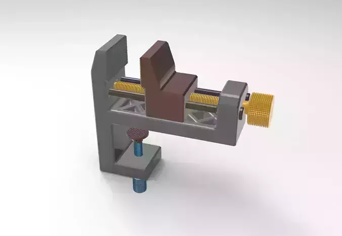 Table Bench Vice Workbench Anvil Swivel Base Grip Clamp