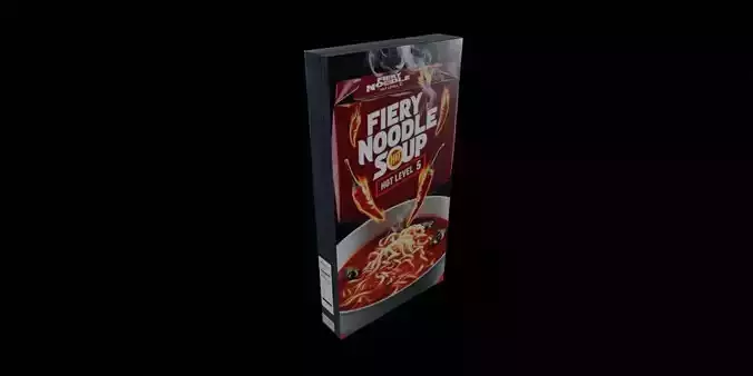 Instant soup-Minestrone Instant Soup-GAME READY PBR  Low-poly 3D model