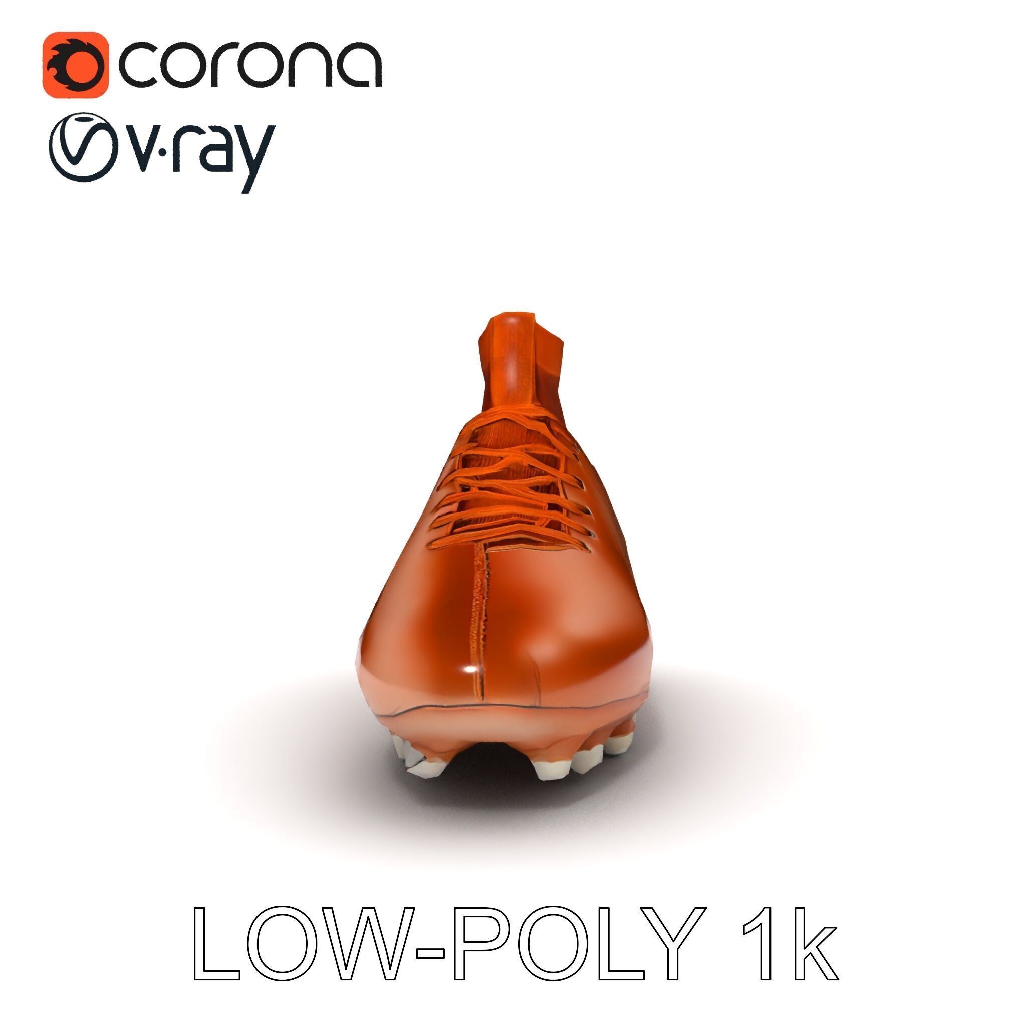 Soccer Cleat D Model Pack Low-poly 3D model_26