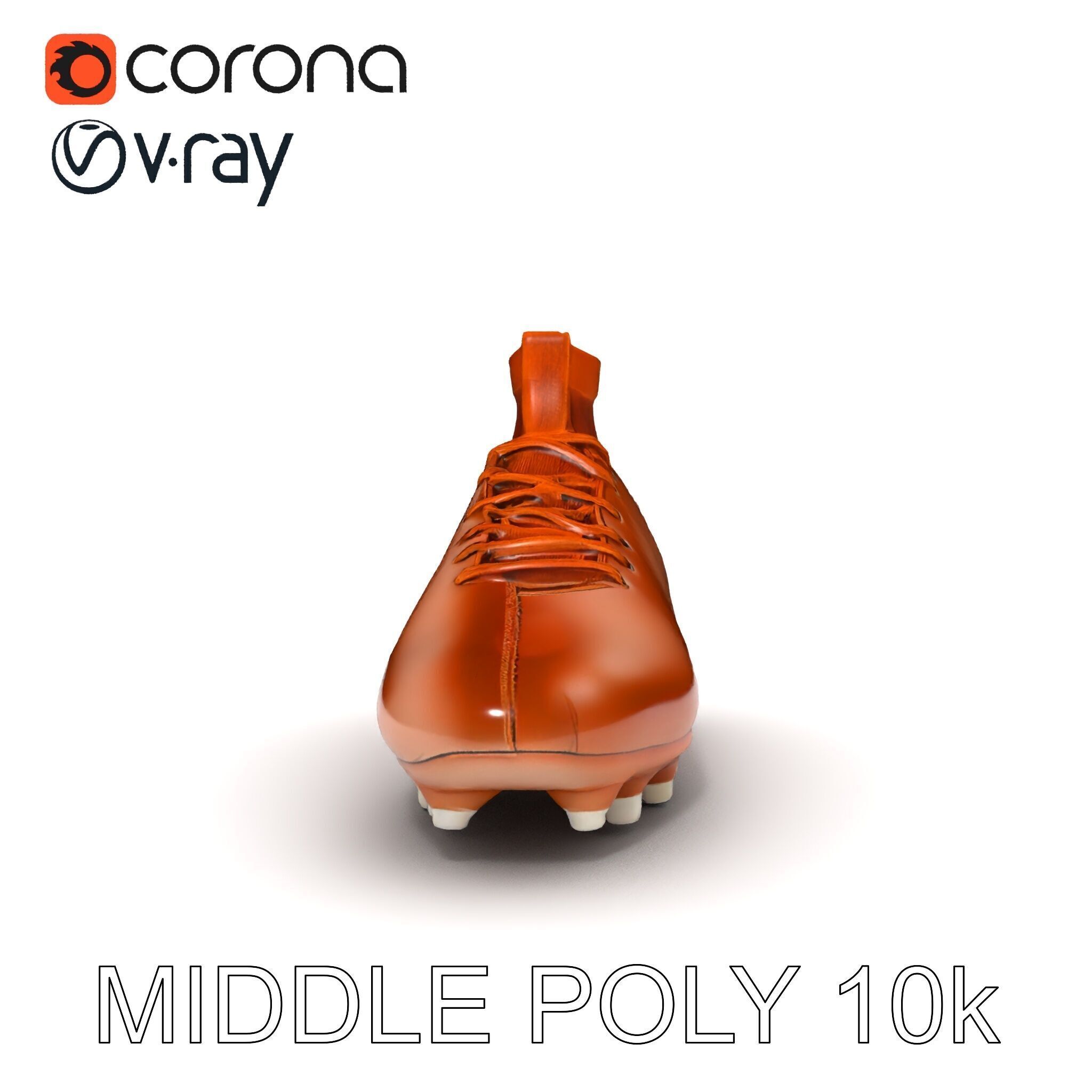 Soccer Cleat D Model Pack Low-poly 3D model_28