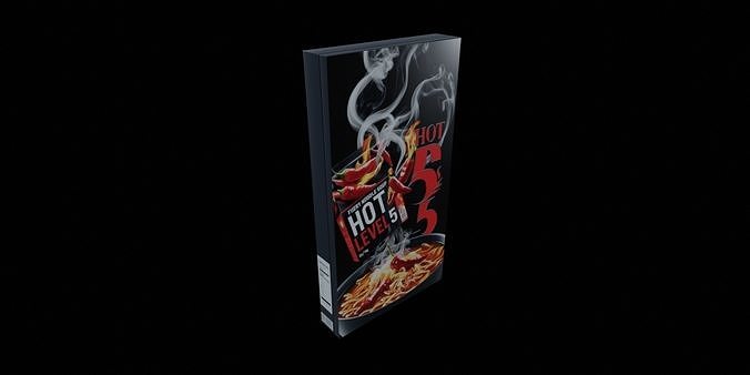 Instant soup-Minestrone Instant Soup-GAME READY PBR  Low-poly 3D model