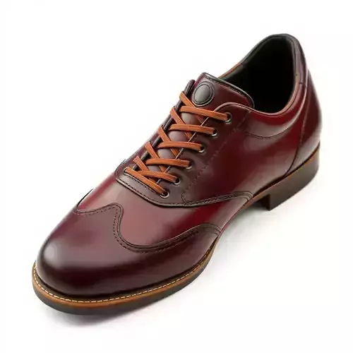 Elegant Derby Shoe D Model Pack Low-poly 3D model