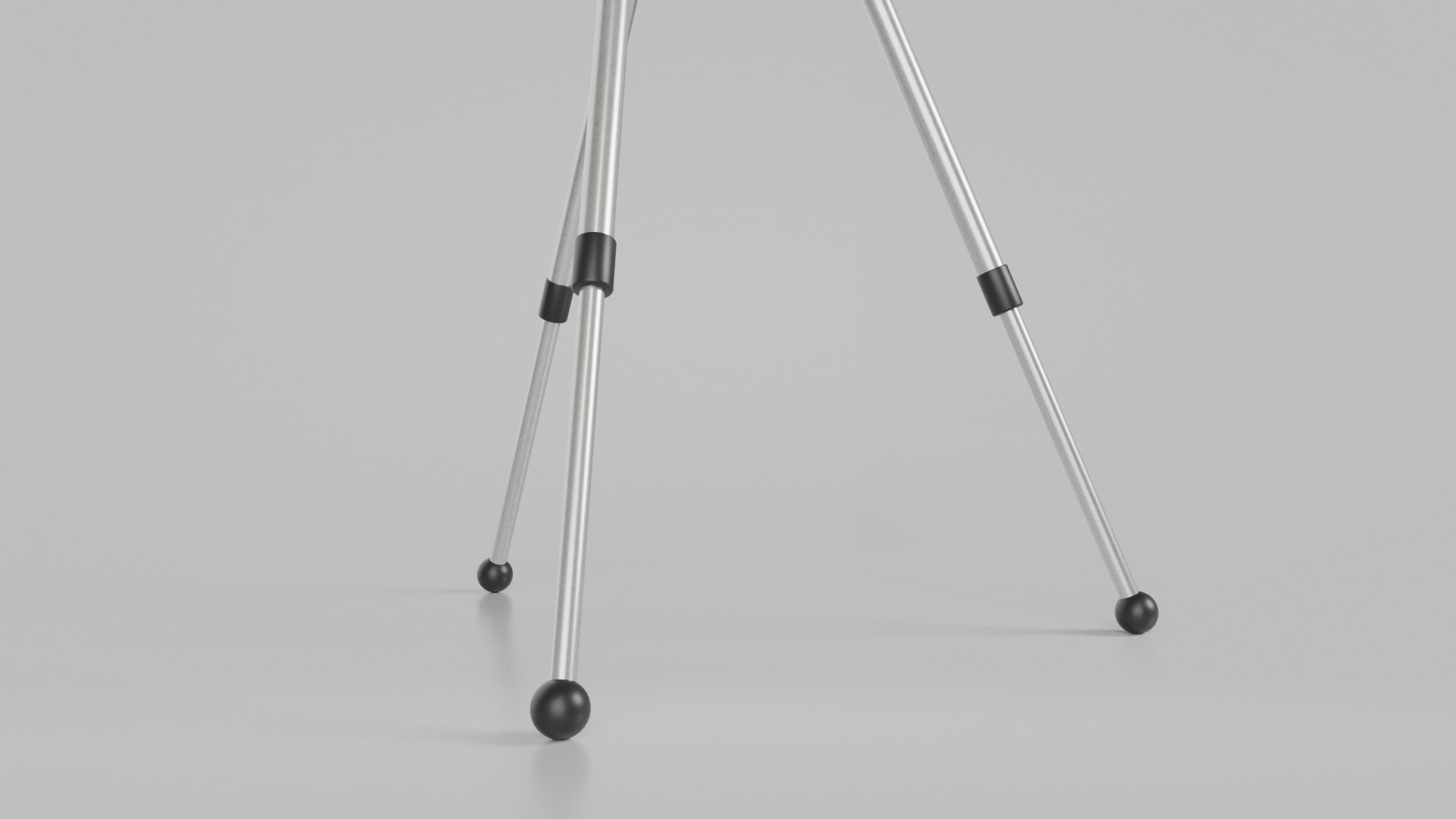 Customizable Metal Blackboard with Stand - Square Writing Board Low-poly 3D model_18