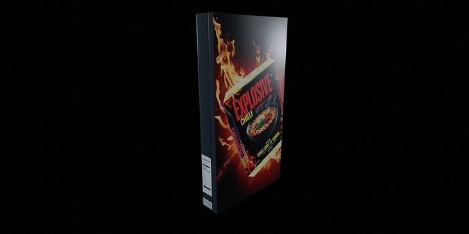 Instant soup-Minestrone Instant Soup-GAME READY PBR  Low-poly 3D model