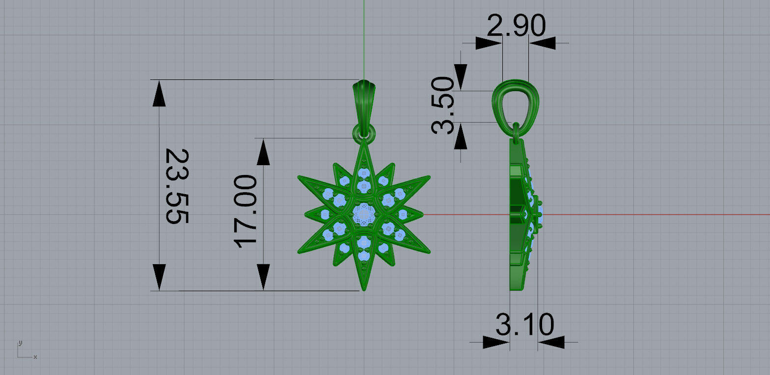 Gold N1365 3D print model_5