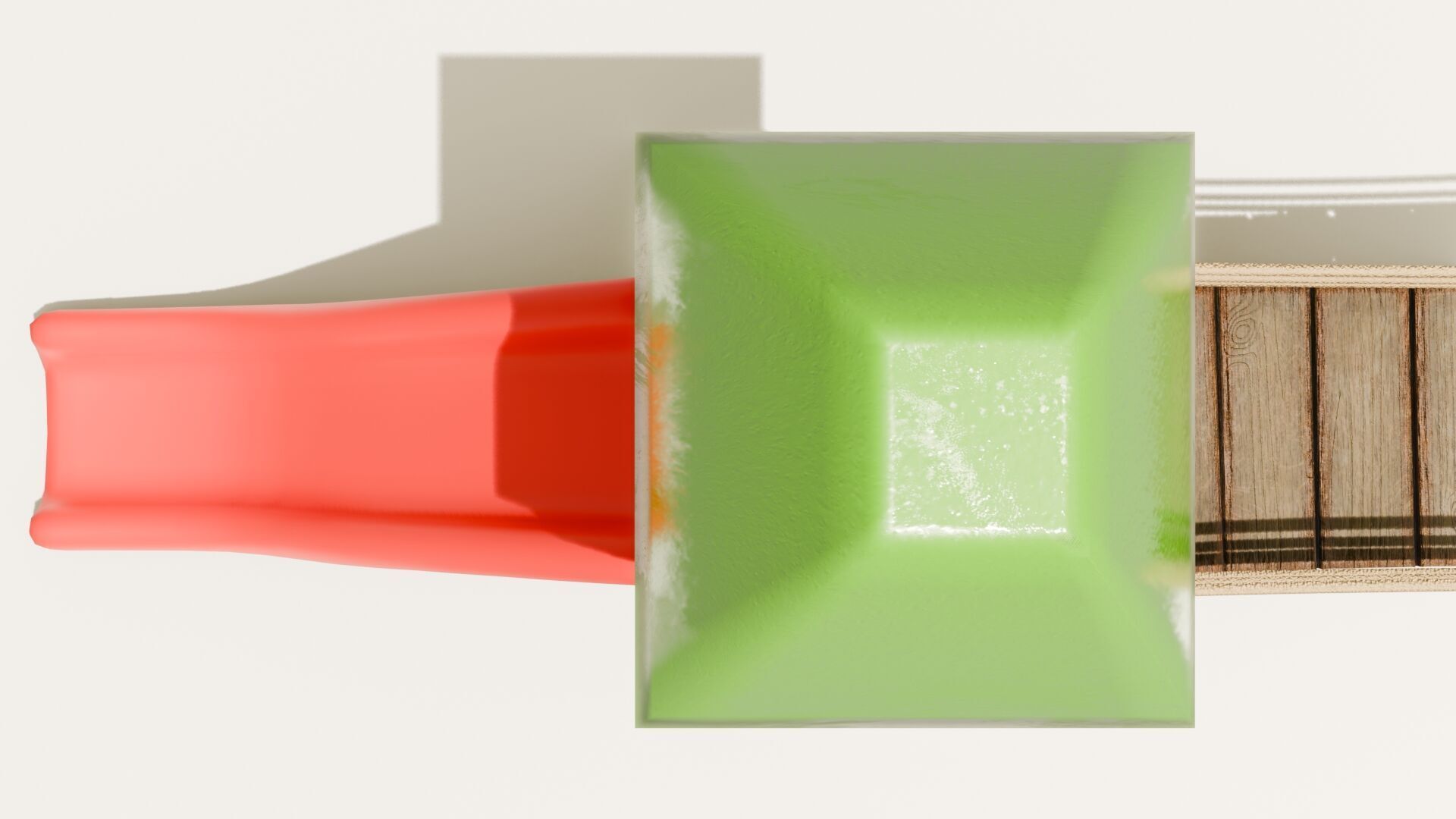 Playground castle with a slide Low-poly 3D model_6