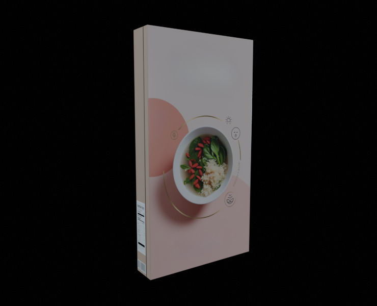 Instant soup-Minestrone Instant Soup-GAME READY PBR  Low-poly 3D model_7