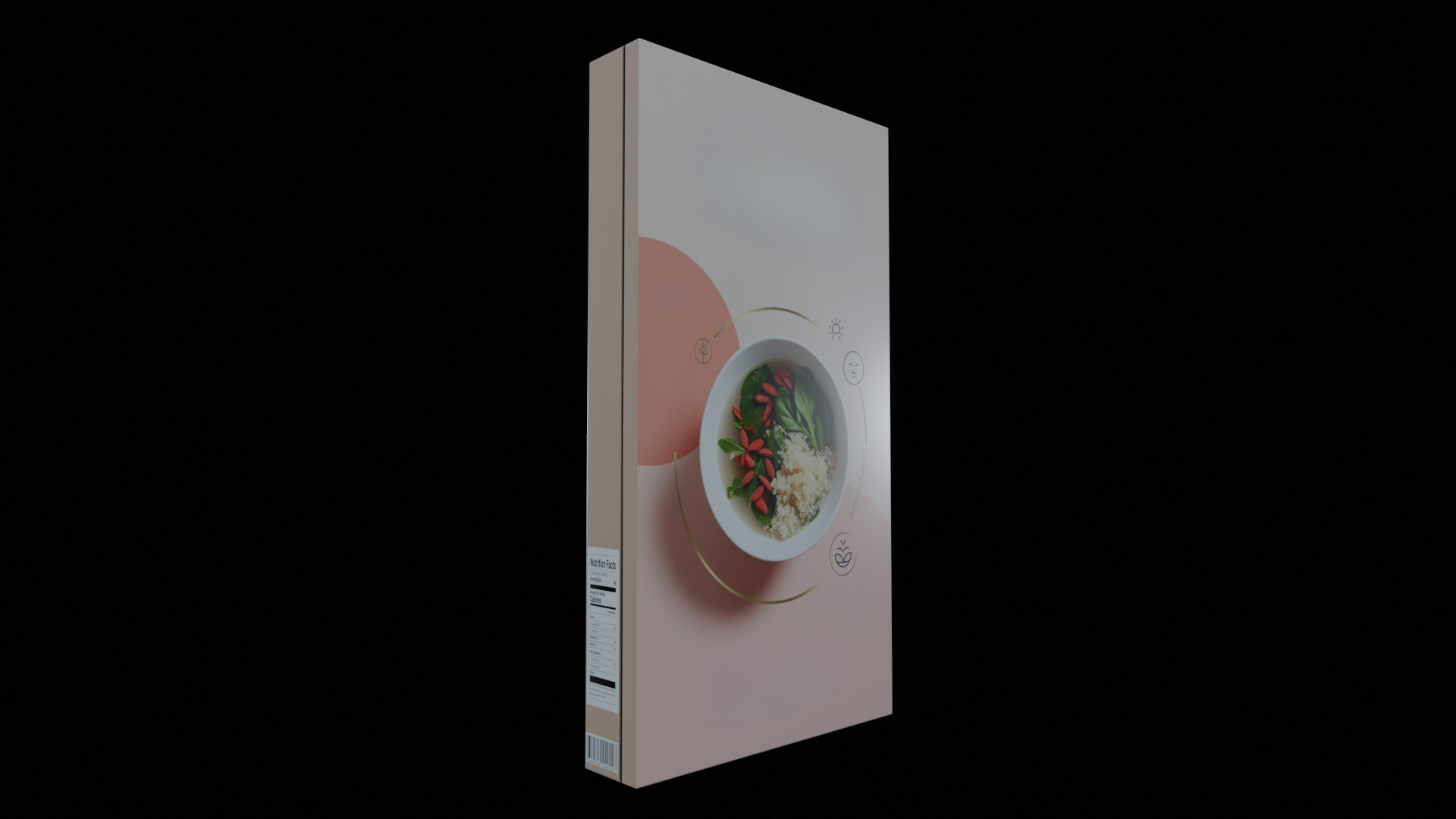 Instant soup-Minestrone Instant Soup-GAME READY PBR  Low-poly 3D model_6