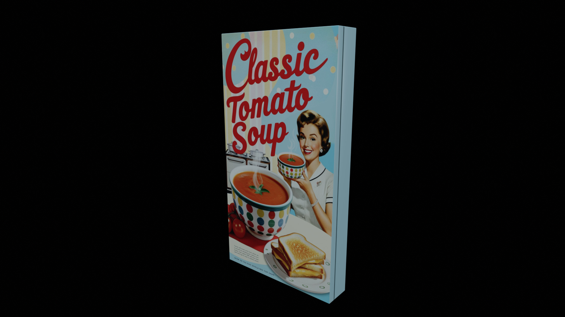 Instant soup-Minestrone Instant Soup-GAME READY PBR  Low-poly 3D model_5