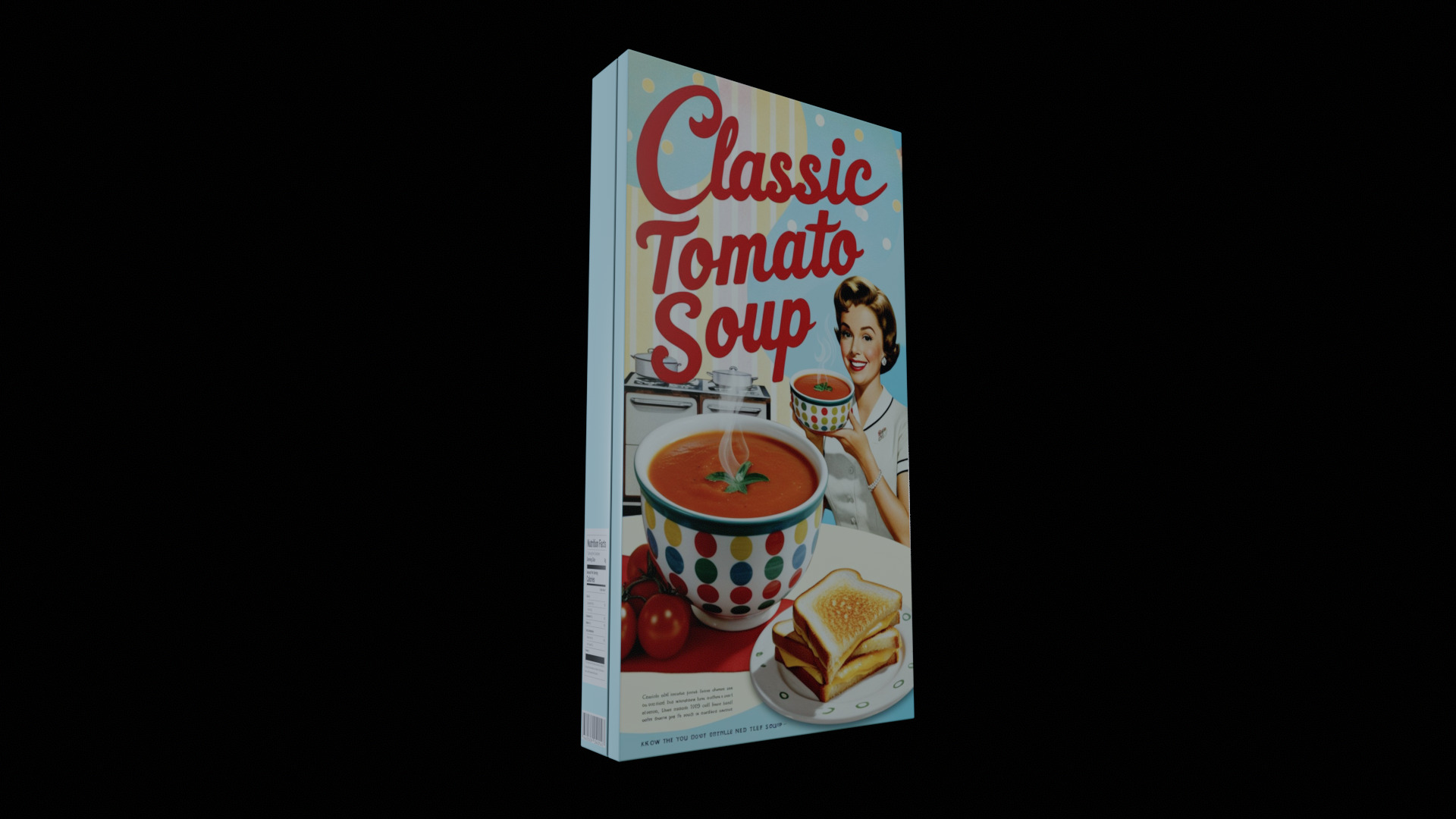 Instant soup-Minestrone Instant Soup-GAME READY PBR  Low-poly 3D model_2