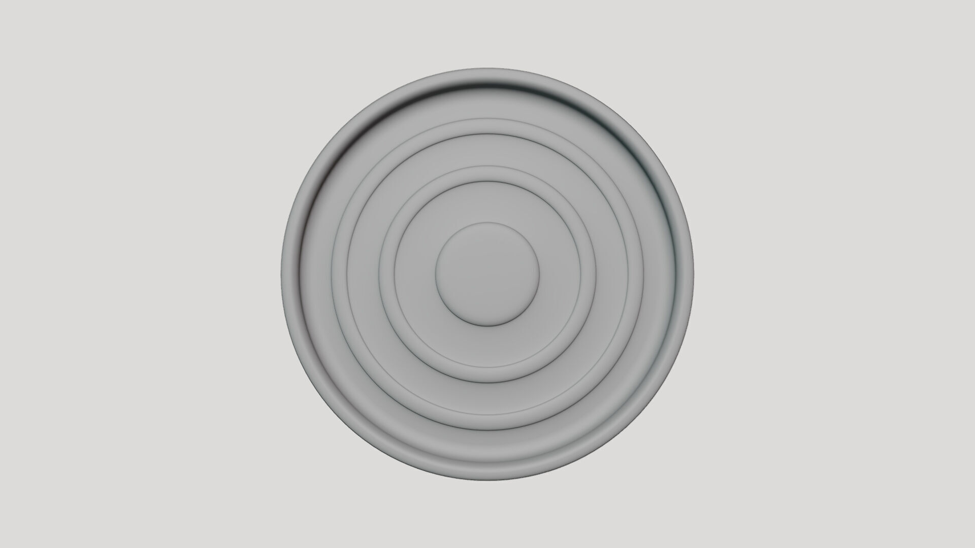 Basic Paint Can - Geometry Only No Textures No Materials 3D model_2