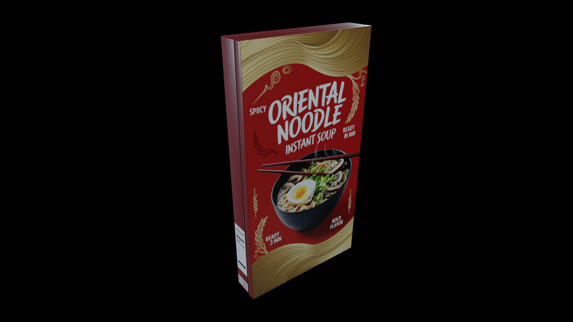 Instant soup-Minestrone Instant Soup-GAME READY PBR  Low-poly 3D model_6