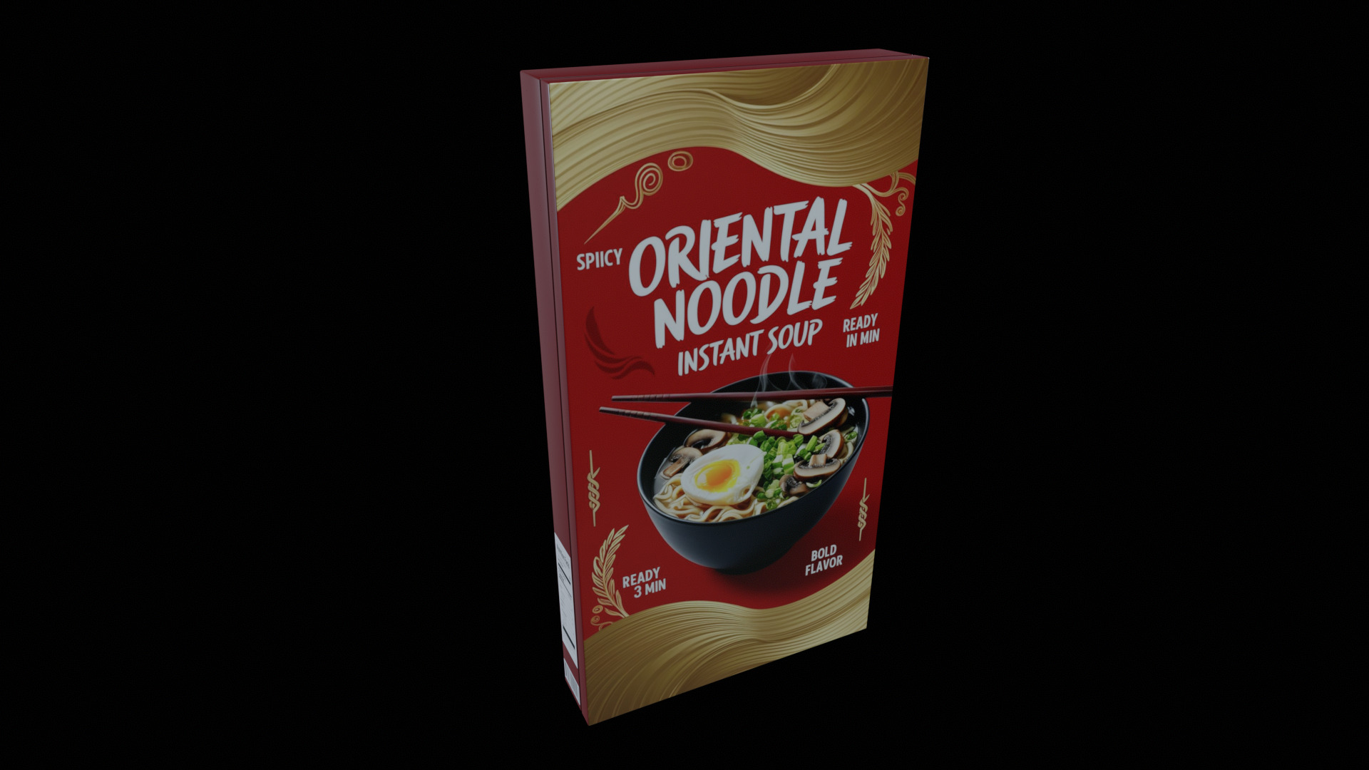 Instant soup-Minestrone Instant Soup-GAME READY PBR  Low-poly 3D model_5