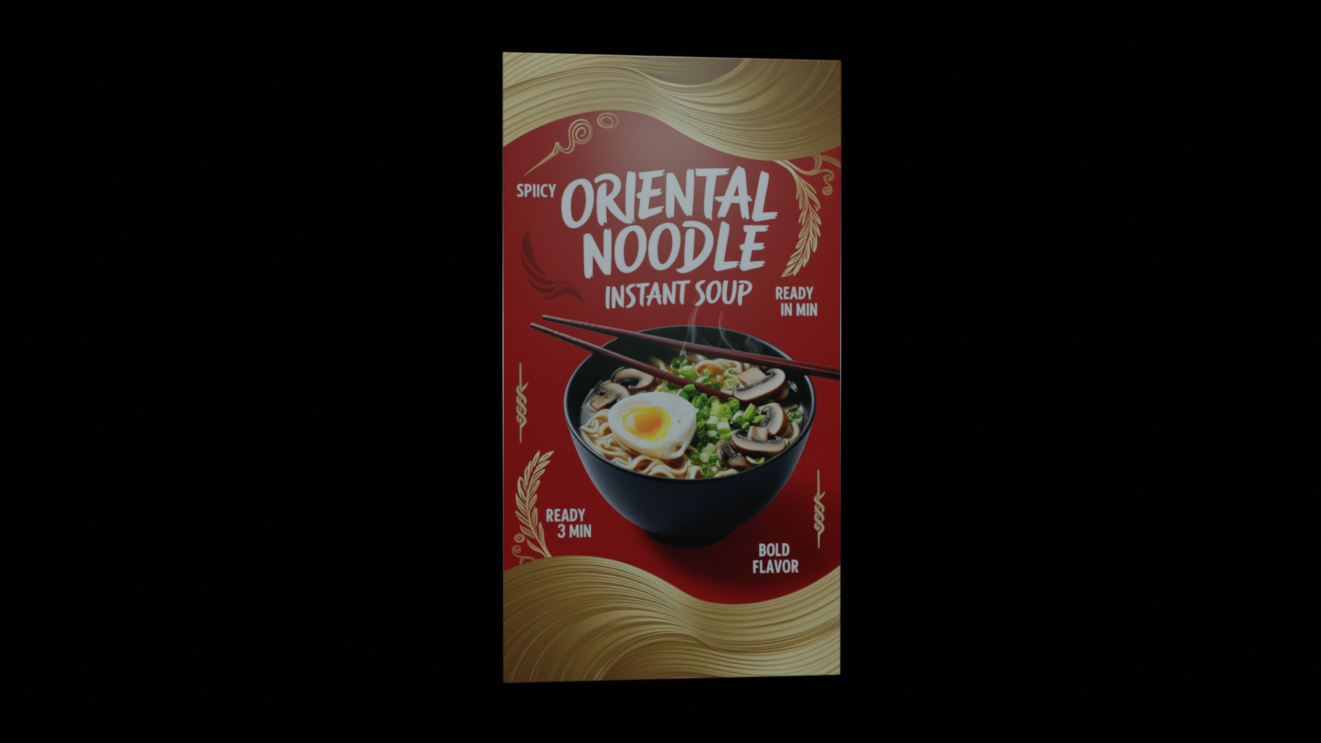 Instant soup-Minestrone Instant Soup-GAME READY PBR  Low-poly 3D model_4