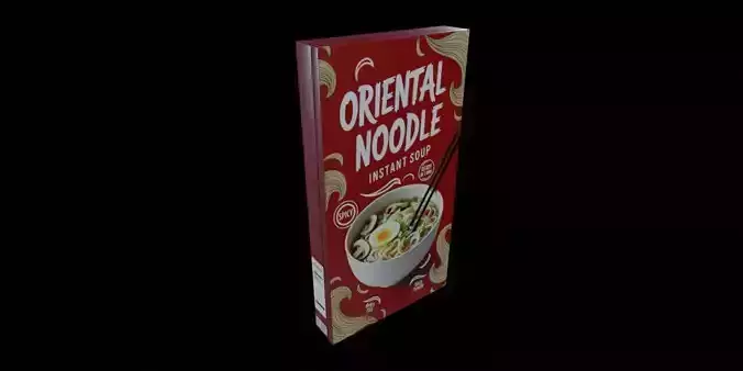 Instant soup-Minestrone Instant Soup-GAME READY PBR 