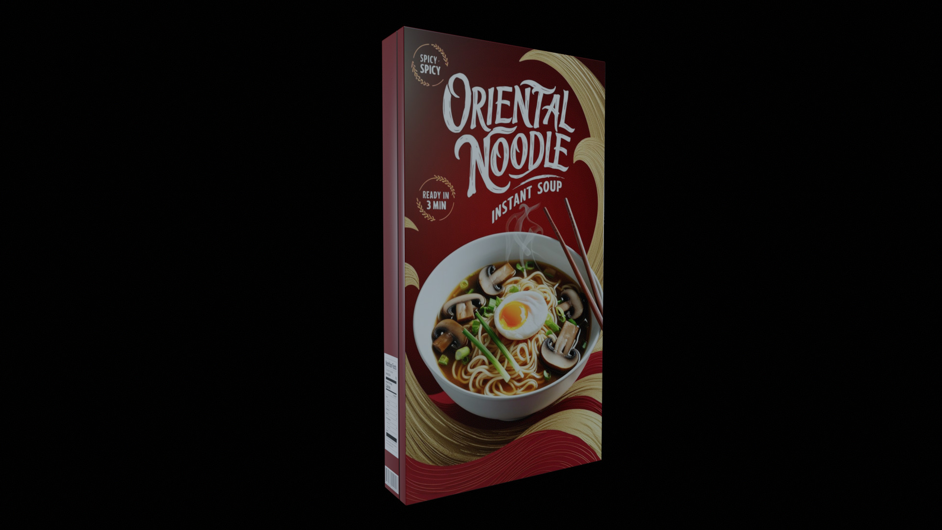 Instant soup-Minestrone Instant Soup-GAME READY PBR  Low-poly 3D model_6