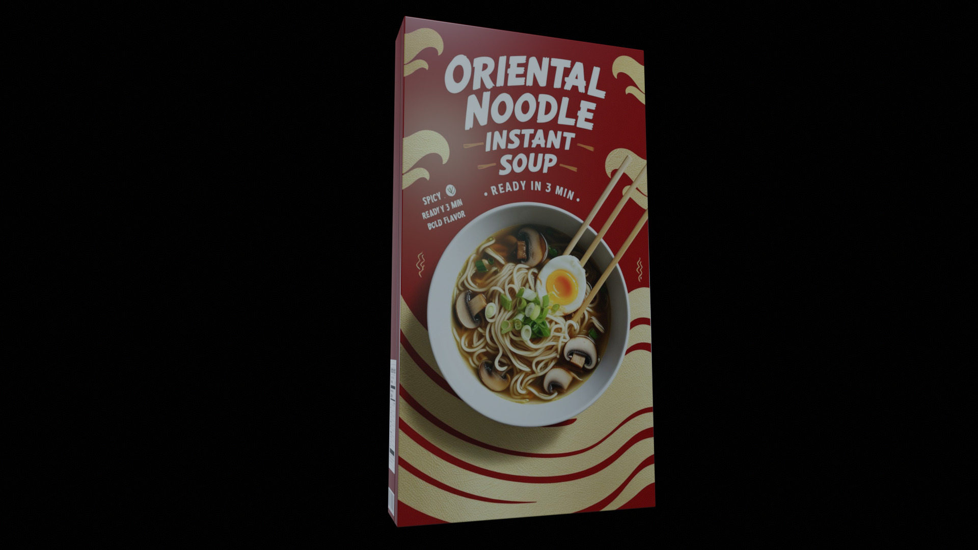 Instant soup-Minestrone Instant Soup-GAME READY PBR  Low-poly 3D model_5