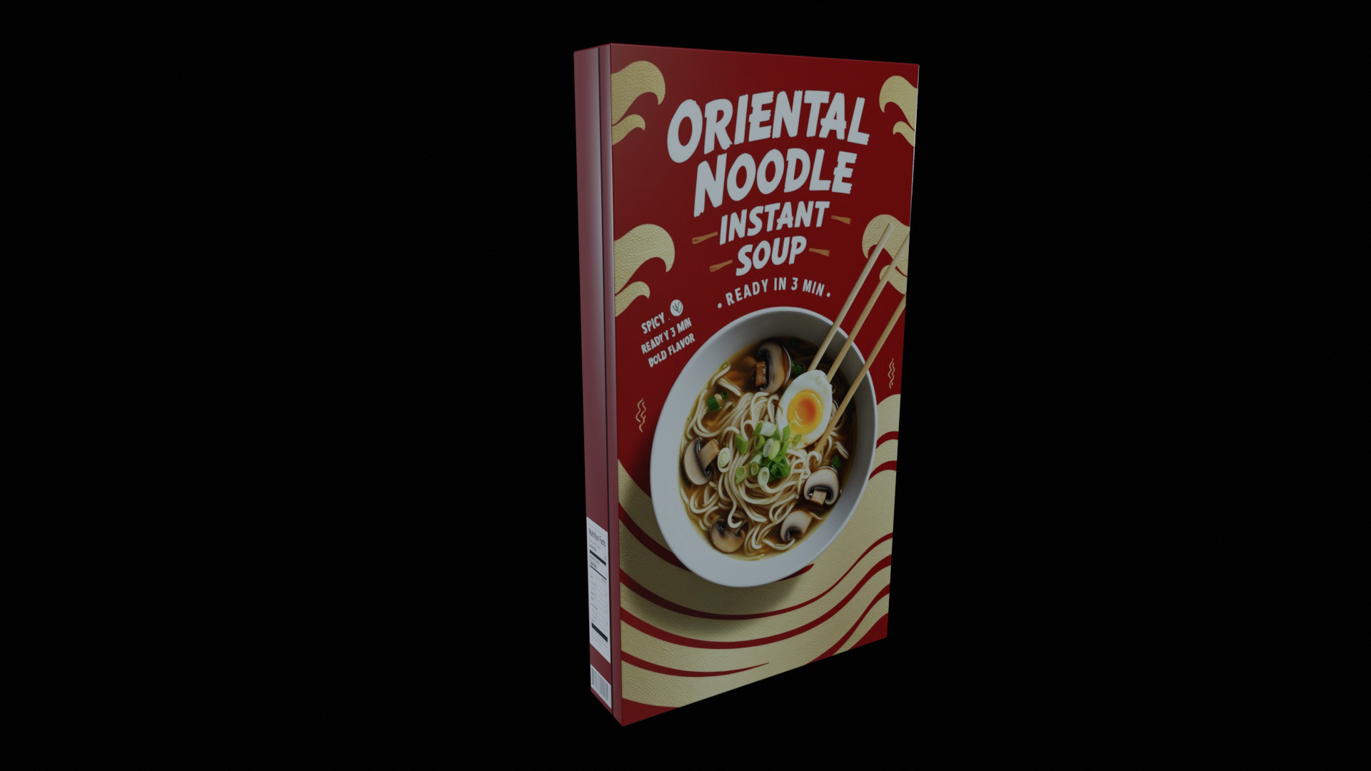 Instant soup-Minestrone Instant Soup-GAME READY PBR  Low-poly 3D model_6