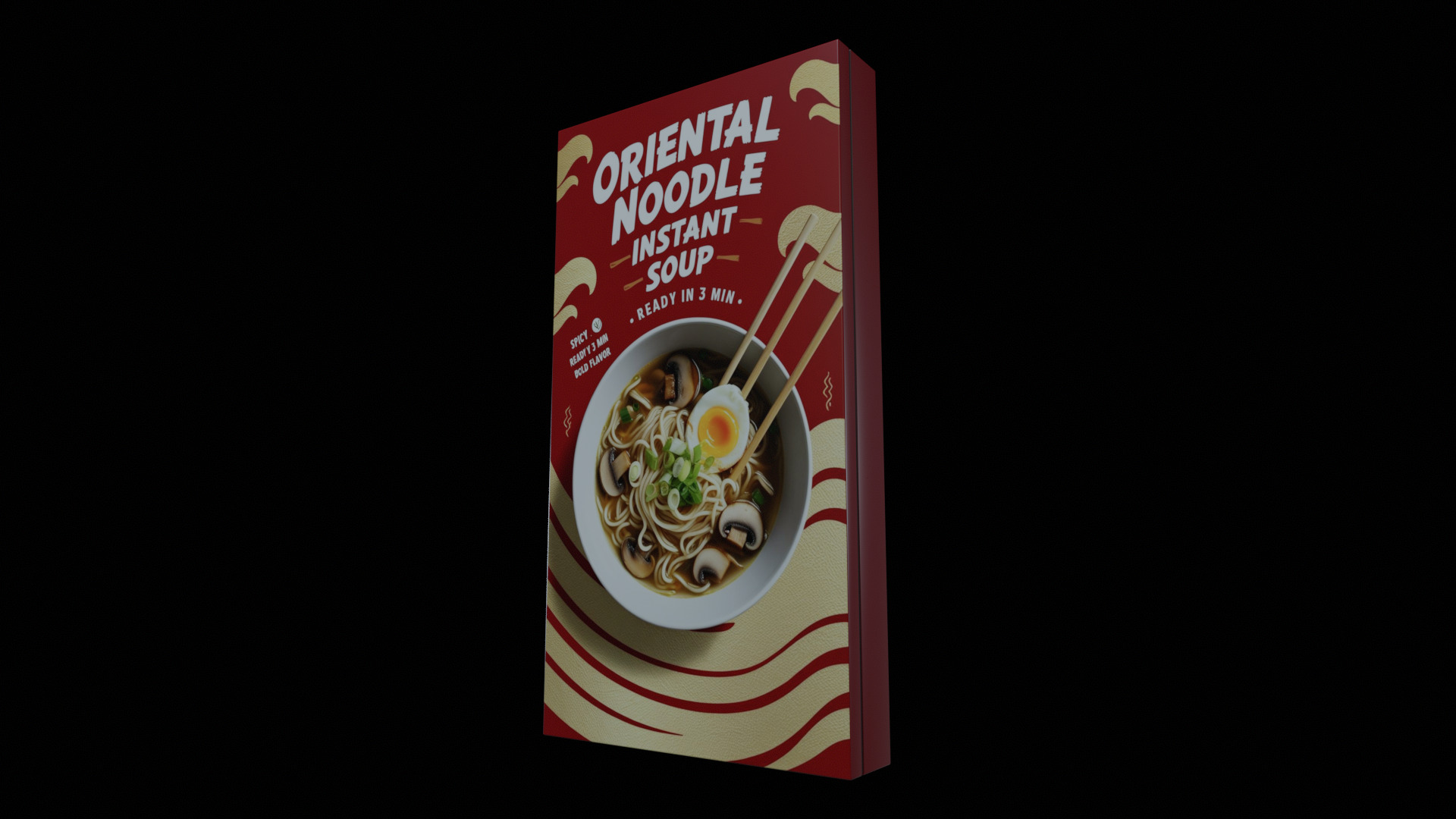 Instant soup-Minestrone Instant Soup-GAME READY PBR  Low-poly 3D model_4