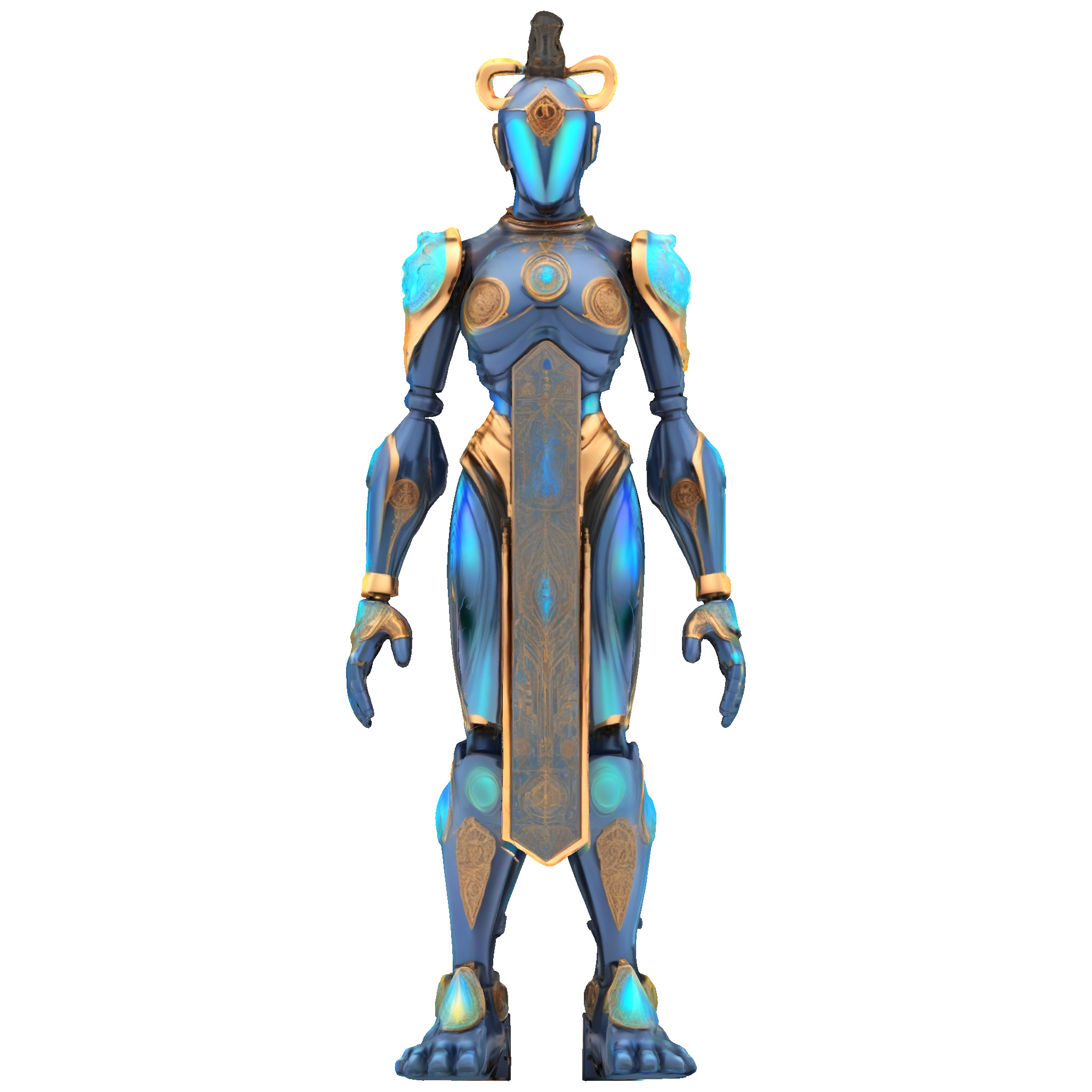 Eclipse Armory - Celestial Guardian Armor Collection 3D print model_4
