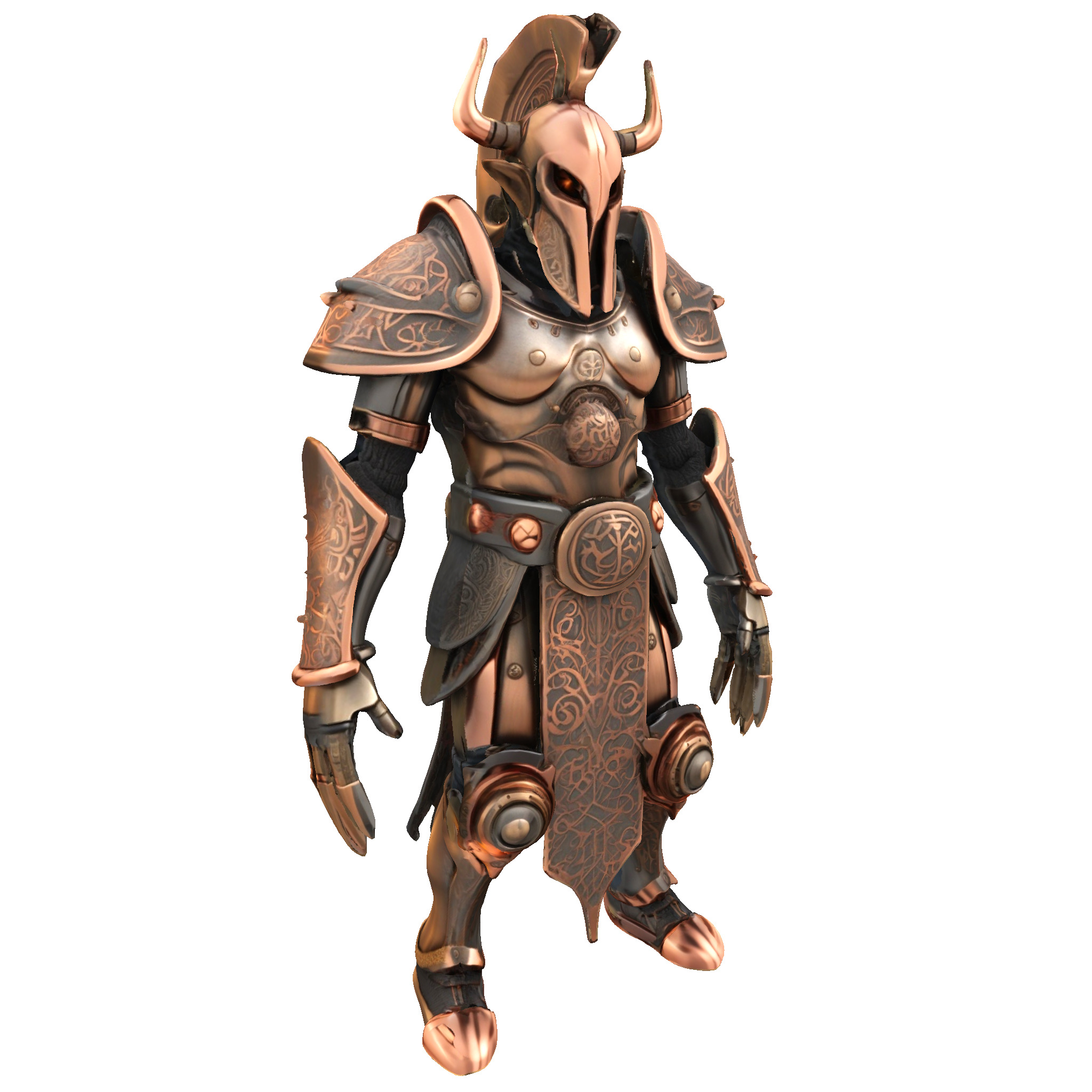 Eclipse Armory - Celestial Guardian Armor Collection 3D print model_2