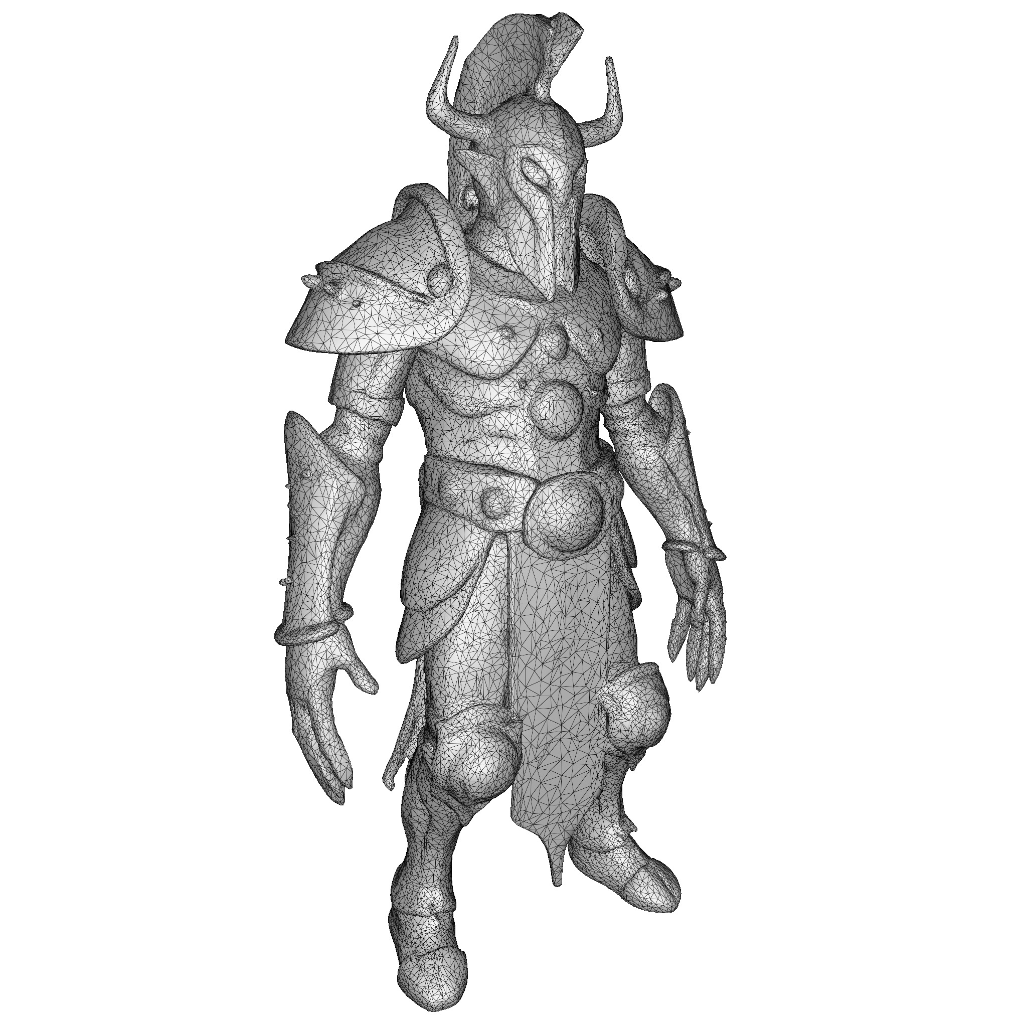 Eclipse Armory - Celestial Guardian Armor Collection 3D print model_3