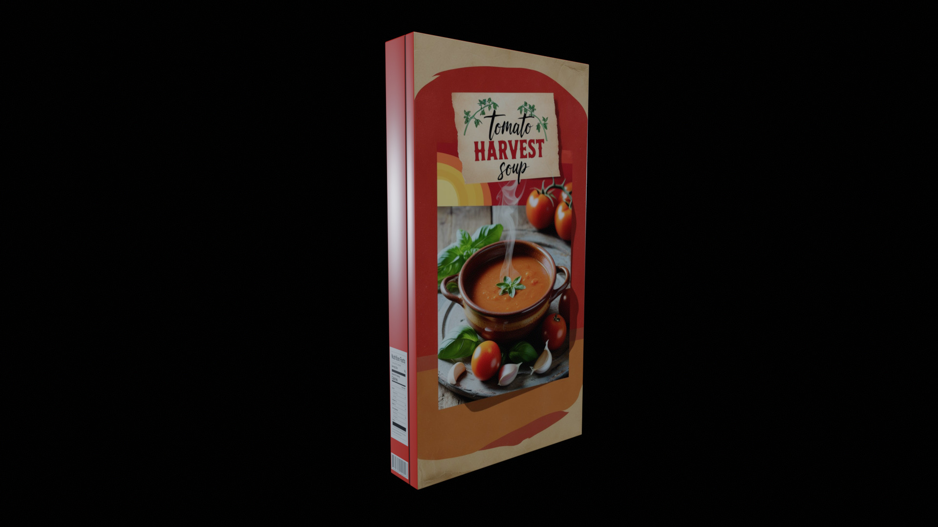 Instant soup-Minestrone Instant Soup-GAME READY PBR  Low-poly 3D model_6