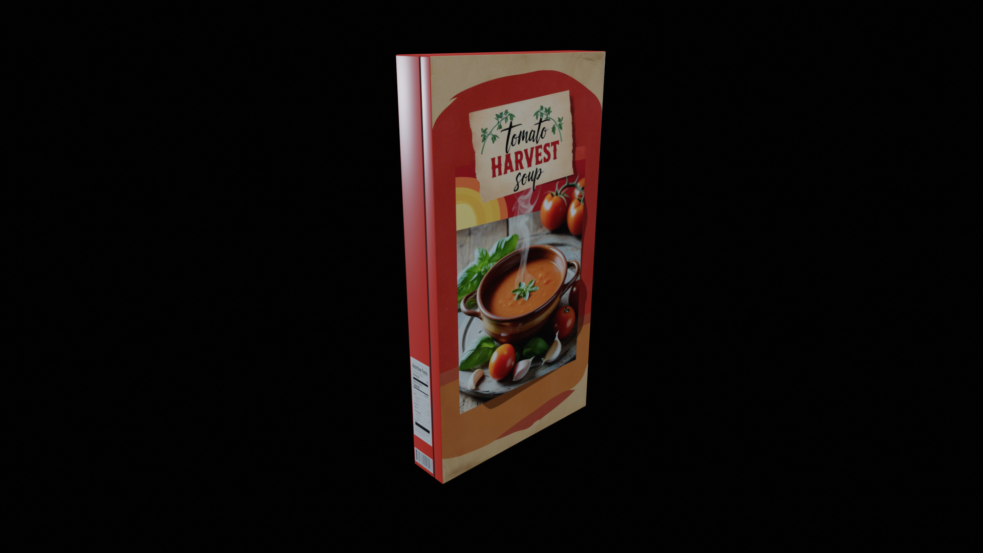 Instant soup-Minestrone Instant Soup-GAME READY PBR  Low-poly 3D model_1